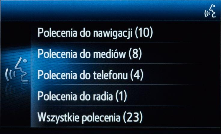 POLECENIA GŁOSOWE Czy wiesz, że trzymając ręce na kierownicy, bez problemów możesz korzystać z podstawowych funkcji systemu Toyota Touch 2 with Go?