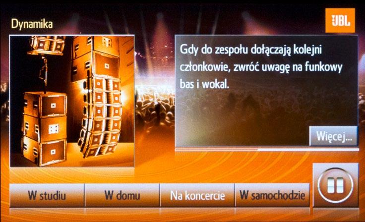 MAGIA DŹWIĘKU JBL Studio nagraniowe? Sala koncertowa? A może zacisze własnego domu?