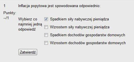 dwojako: jako pytanie jednokrotnego wyboru (gdy odpowiedzi się wzajemnie