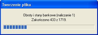 Dolna część okna pozwala na wybór informacji miesięcznych, które mają zostać przesłane do Spółki.