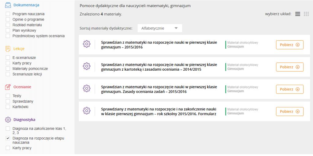 o który na końcu ma w tytule słowo Formularz. Klikamy Pobierz.