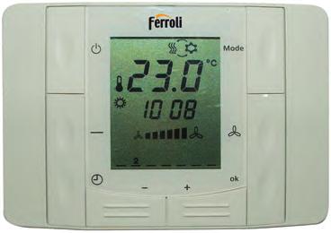 > Glavne karakteristike > ventilkonvektori 8SF GLAVNI - SLIJEDNI UPRAVLJAČKI UREĐAJI Elektronički termostat 8SF ima široku primjenu u rezidencijalnom i komercijalnom tipu aplikacija zbog
