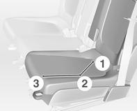Tylne skrajne siedzenia można niezależnie od siebie przesuwać w przód lub w tył. Siedzenia można przesuwać w kierunku wzdłużnym i poprzecznym.