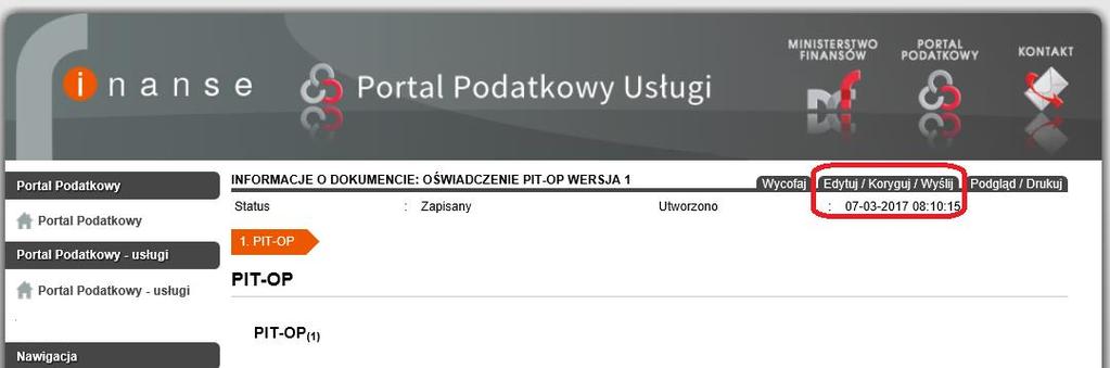 Krok 4 Na ekranie zostanie wyświetlony zapisany dokument.