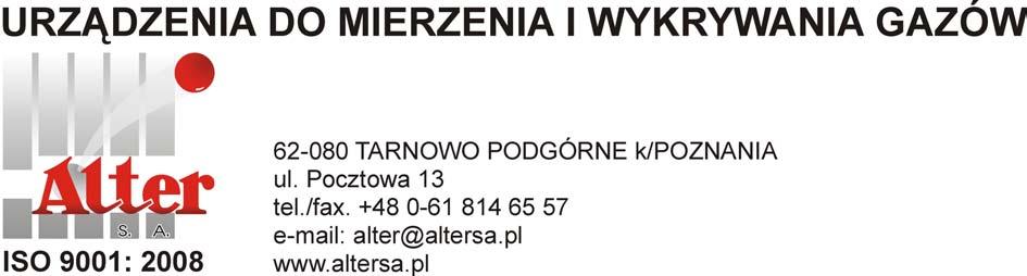 System Detekcyjno-Odcinający SDO INSTRUKCJA OBSŁUGI I MONTAŻU!!!UWAGA!