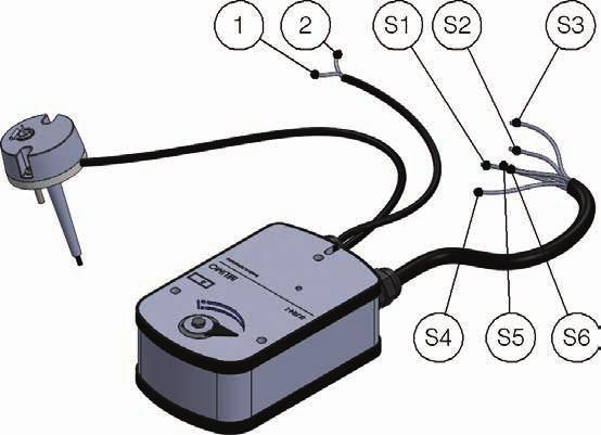 Schemat połączeń elektrycznych WH25 instrukcja dla wersji z siłownikiem Siłowniki Belimo: BLF24T, BF24T, BLF230T, BF230T.