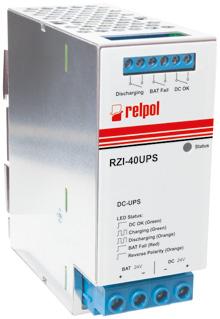 równolegle zasilacze; szczytowa wartość prądu to 25 A (RZI-20R) lub 50 A (RZI-40R) RZI-20R