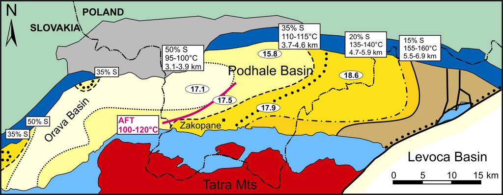 Results of illite-smectite study of the Tertiary Podhale-Orava basin verified by AFT Chochołów