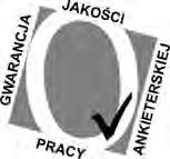 Znak jakości przyznany przez Organizację Firm Badania Opinii i Rynku 3 października 2008 roku Fundacja Centrum Badania