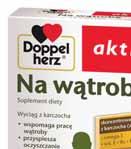 WĄTROBA JAK NOWA NATURALNIE NA JELITA Podwójny skład: standaryzowany wyciąg z karczocha 250 mg standaryzowany