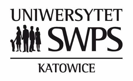 WYDZIAŁ: Zamiejscowy w Katowicach KIERUNEK: Psychologia w indywidualnej organizacji toku studiów PROFIL: ogólnoakademicki POZIOM: jednolite studia magisterskie TRYB: niestacjonarny Rok rozpoczęcia