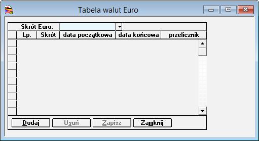 W dole każdego ekranu znajduje się również przycisk Kwoty w, który działa jak przełącznik i pokazuje kwoty albo w walucie, albo w złotówkach (pod warunkiem, że jest to dokument walutowy).