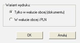 Zasady postępowania przy przygotowaniu wydruku są podobne.