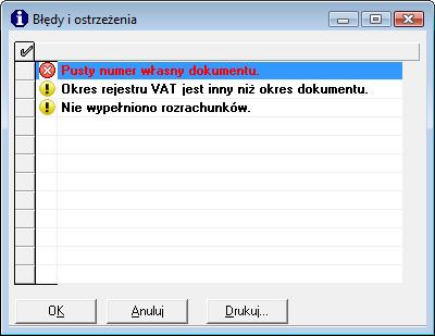 logiczny ciąg dokumentów uporządkowany rosnąco. 7.3.