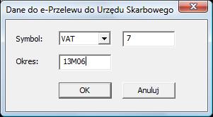 W ten sposób można rozmieścić wydruk stosownie do posiadanego formularza przelewu i taki wypracowany zestaw zapisać pod unikalną nazwą.