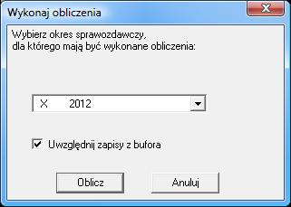 Zmiana zapisów kont wieloletnich w tym oknie nie powoduje jakiejkolwiek zmiany zapisów w księgach.