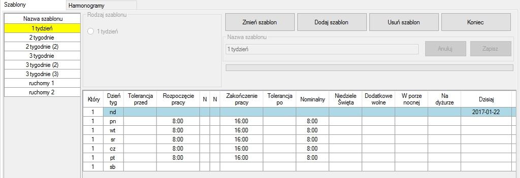 16:07 program zaliczy do czasu pracy 8:00 Jeżeli zostaną wypełnione kolumny Rozpoczęcie pracy oraz Zakończenie pracy: Pracownikowi, który przyszedł do pracy o godz. 7:10 i wyszedł z pracy o godz.