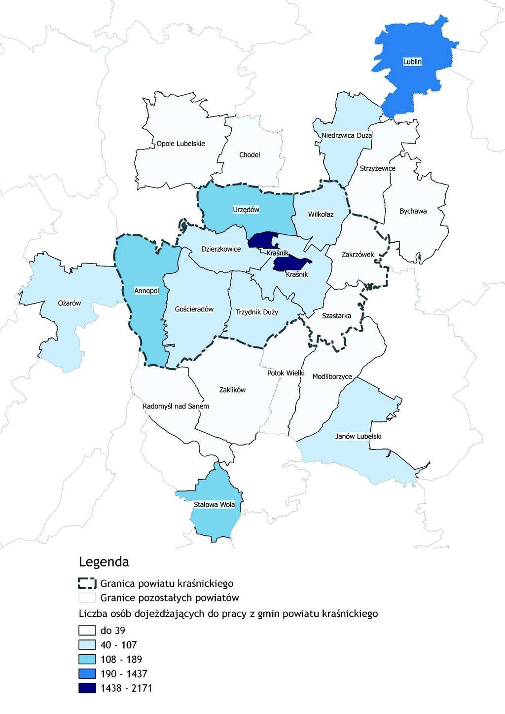 Dziennik Urzędowy Województwa Lubelskiego 52 Poz. 482 Mapa 4.