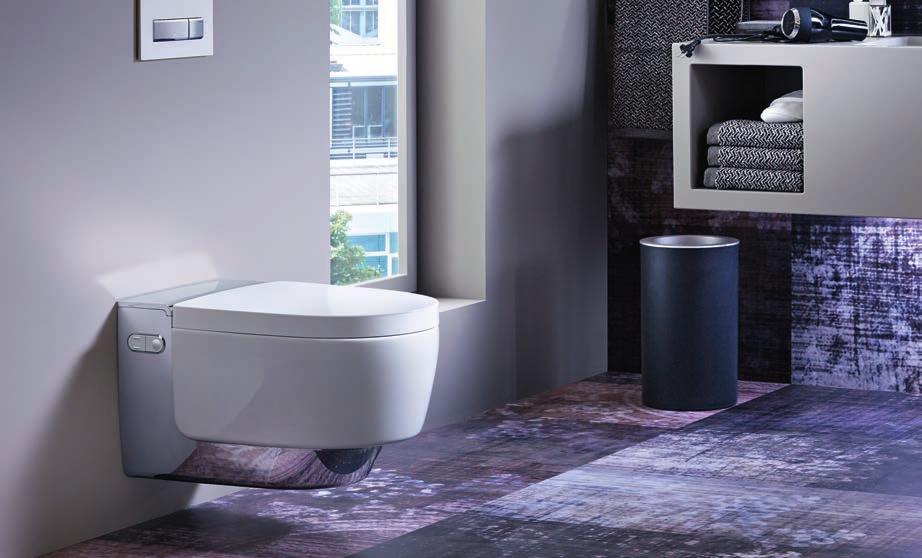 doskonalić nasze produkty. W efekcie w oparciu o opatentowaną technologię powstały toalety myjące Geberit AquaClean zapewniające imponujący poziom komfortu i wyrafinowania.