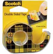 Wymiary taśmy Indeks Cena netto Cena brutto 9 mm x 33 m 5940,90 zł 4,64 zł Taœma Scotch Removable Magic Tape (usuwalna) 8 SCOTCH Cienka przezroczysta