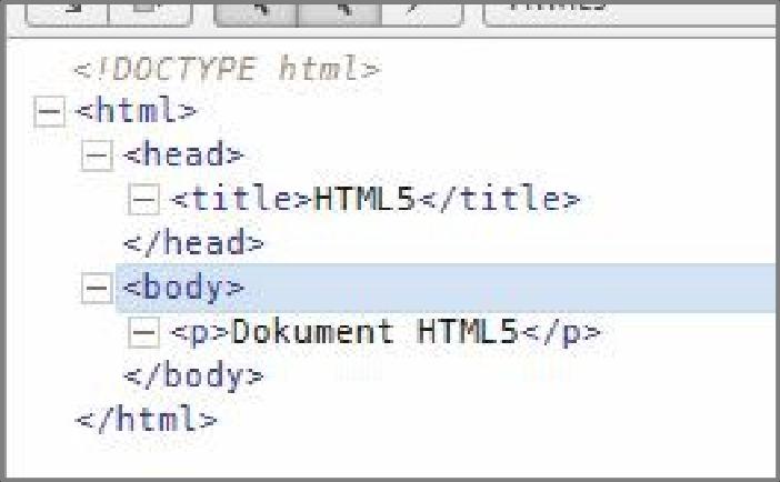 HTML5 początki HTML5 jest kontynuatorem tradycji HTML 4, oferuje zgodność wsteczną. XHTML wprowadził więcej porządku.