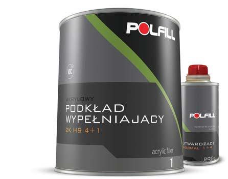 500 ml 12 1 l 6 AKRYLOWY PODKŁAD WYPEŁNIAJĄCY 2K HS 5+1 900ml 750 ml +150 ml 6 AKRYLOWY PODKŁAD