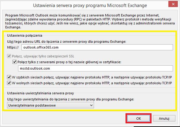 com w szybkich sieciach połącz, używając najpierw protokołu http, a następnie używając protokołu TCP/IP Uwierzytelnienie podstawowe Prawidłowe dane