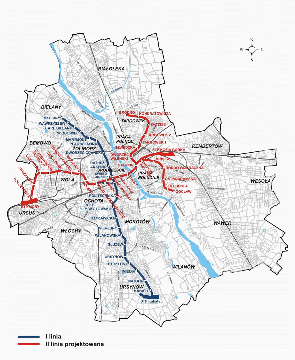 Koszty budowy i eksploatacji Budowa centralnego odcinka II linii metra, łączącego Rondo Daszyńskiego z Dworcem Wileńskim o długości ok.