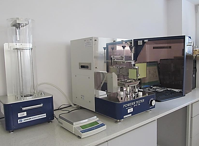 Wydziałowe laboratorium technologii farmaceutycznej i aparatura Badanie przydatności materiałów