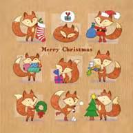 Christmas Foxies SDGW 0134 01 