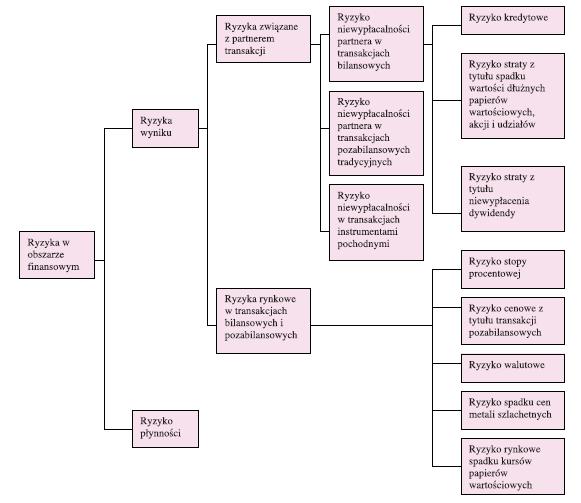 Rodzaje ryzyka w obszarze finansowym