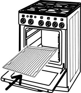 Należy uważać, by płomienie palącego się gazu ogrzewały tylko dno naczynia i nie przechodziły poza jego krawędzie.kuchnia wyposażona jest w palniki różnej wielkości.