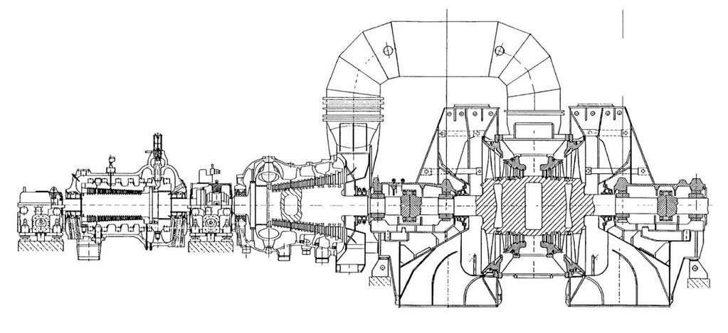 Rysunek 34 Maszynownia w Elektrowni Turów (źródło: strona internetowa PGE S.A) Turbina 13CK230 produkcji ABB Zamech Sp. z o.