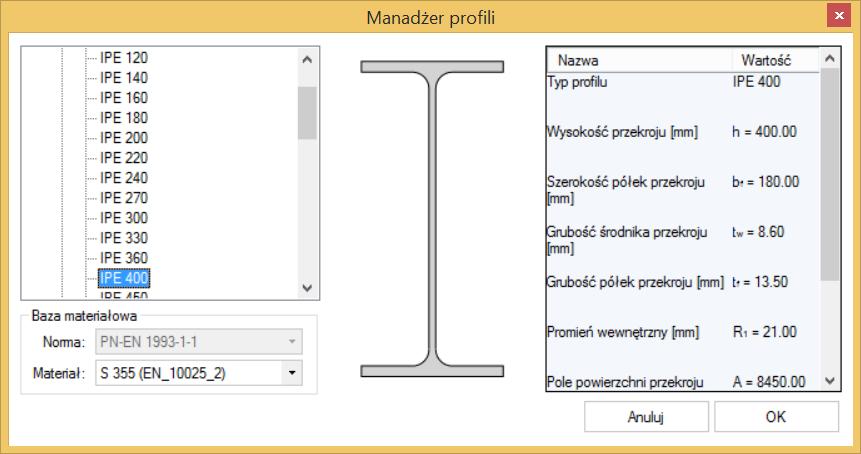 Połączenie EuroZłącza SŁUP-BELKA DOCZOŁOWE 5.2.