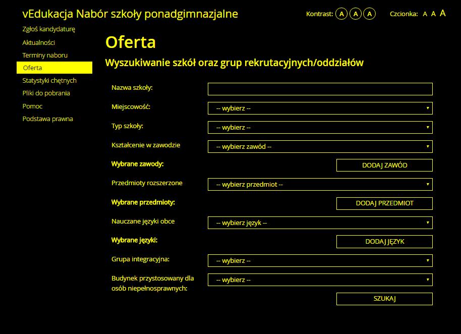 Podstawowe informacje o systemie