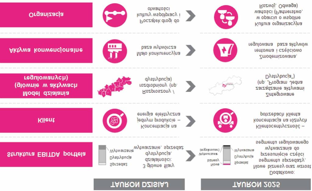 Poni szy rysunek przedstawia Wizjê Grupy Kapita³owej TAURON w 2025 r. Rysunek nr 4. Wizja Grupy Kapita³owej TAURON w 2025 r.