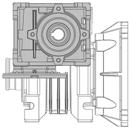 kits Die-cast aluminum housings Permanent synthetic oil longlife lubrication Haupteigenschaften der Schneckengetriebe FT: hohe Modularität dank großer Auswahl an An und Abtriebskits Aluminium