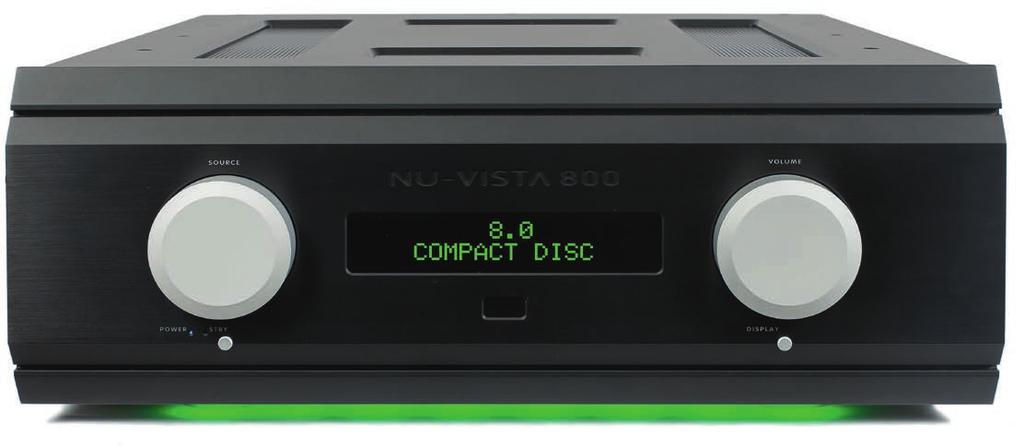 HIGH-END Musical Fidelity Nu-Vista CD Player, Nu-Vista 800 Wzmacniacz Nu-Vista 800 Mimo rekordowej ceny Nu-Vista 800 nie jest najmocniejszym wzmacniaczem Musical Fidelity. Ma być najlepszym.