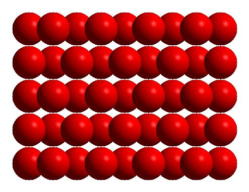 Model systemfe(110)/w(110) [110]