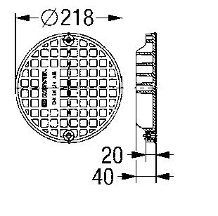 67 775 cena 212,00 Nasada z tworzywa sztucznego Płynna regulacja wysokości - 150 mm. nr art. 67 0 cena 148,00 Ruszt wpustu deszczowego z tworzywa sztucznego do dodatk.