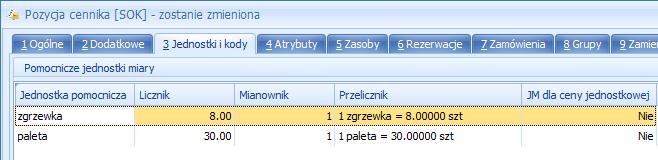 Obsługa paczek służy do przyjęcia jednego towaru w kilku elementach np. przyjmując stół można na osobne lokalizacje przyjąć blat, nogi oraz śruby.