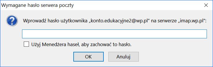 2. Obsługa programu Thunderbird 2.1.