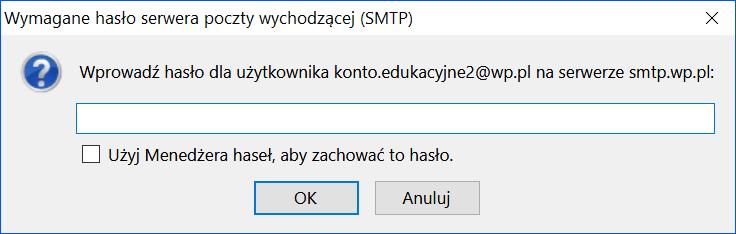 Przy stosowaniu skrótu Ctrl+Enter może, jeśli wcześniej tego nie wyłączyliśmy, pokazać się okno dialogowe z pytaniem: Czy na pewno ta wiadomość jest gotowa do wysłania?