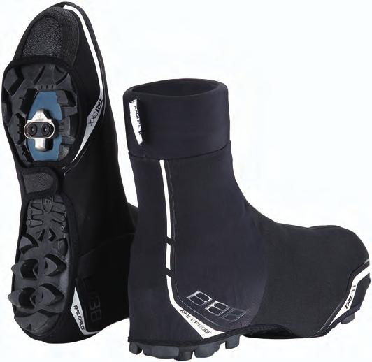 Ochraniacze na buty BBB HeavyDuty Solidne ochraniacze na buty stworzone, by zapewnić najlepszą ochronę przed zimną. 3 mm elastyczny neopren z wzmocnieniami z Nylonu na obu stronach.