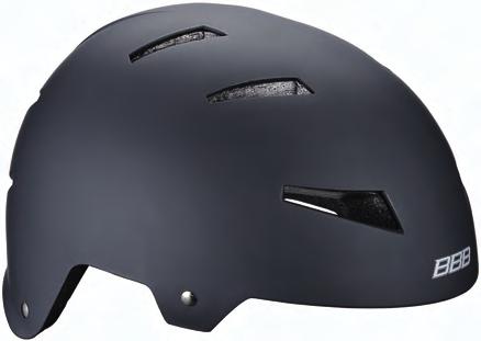 BBB TableTop Kask przeznaczony do Freeride/Dirtjump. n 10 otworów wentylacyjnych. n Tylne otwory wentylacyjne zapewniają optymalny przepływ powietrza.