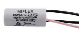 0,18 μf / 250 V Miflex KSPpz- 7 Zastosowanie: Celma PRCr 10/6