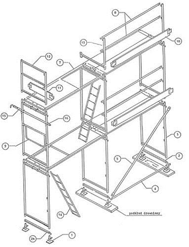.A. tandard bezpieczeństwa wykonywania prac w porządził RBK Data Maj 2017r. Rusztowanie systemowe stałe Rusztowanie systemowe przejezdne Praca na rusztowaniu 1.