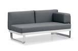 silvertex 93/93/71 cm ML3848 2 250,00 pln Ibiza Lounge podnóżek materiał dralon greym23, rama aluminium biały mat aw