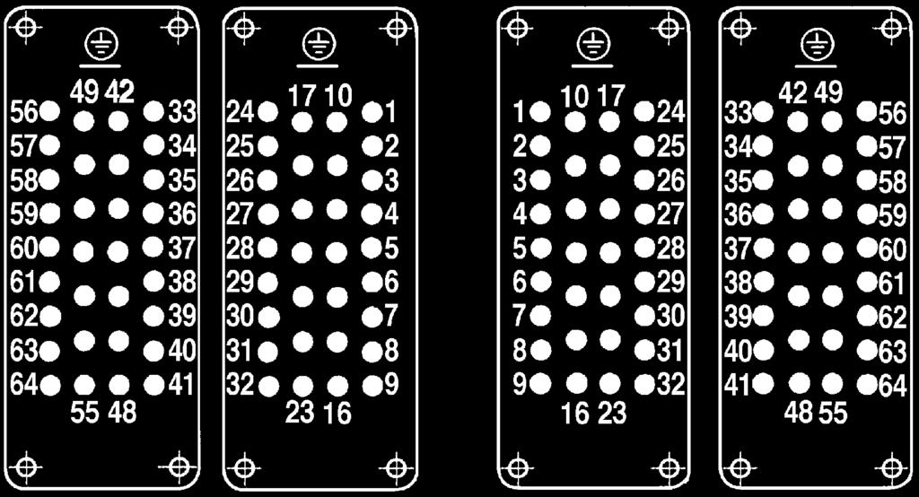 19, 1) 104 111 3x10 34 18,3 1,2 18,2 1,2 33, 36,2 104 14 3 71 3 71 Ø3,3 68, Układ styków i wymiary otworu