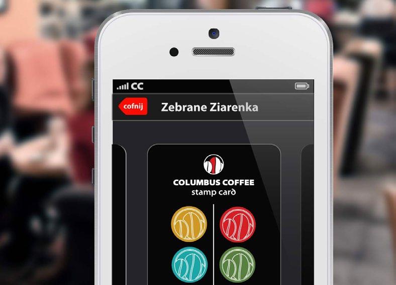 Program lojalnościowy Aplikacja Columbus Coffee to nie tylko prosty sposób, by jeszcze częściej pić swoją ulubioną kawę.